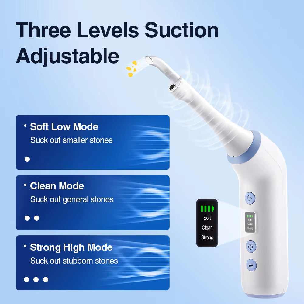 Visible Electric Tonsil Stone Removal Kit with HD Camera & LED Light